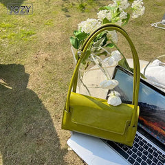 Women's PU Leather Shoulder Bag Underarm Sling Tote for Summer