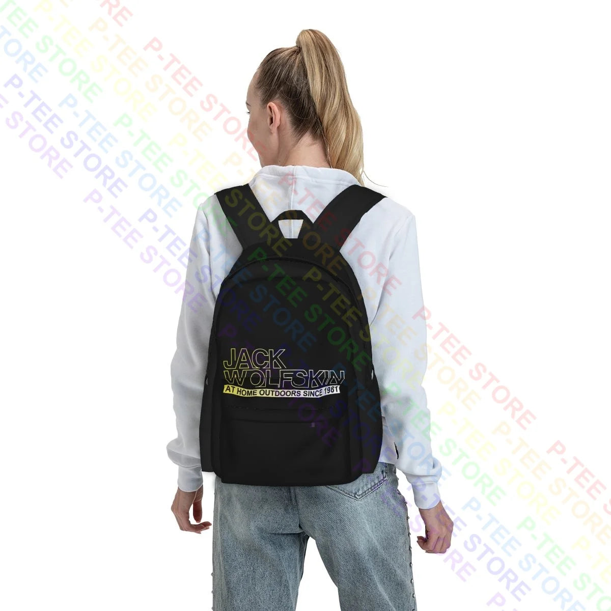 Jack Wolf Ocean Large Capacity Backpack 3D Printing