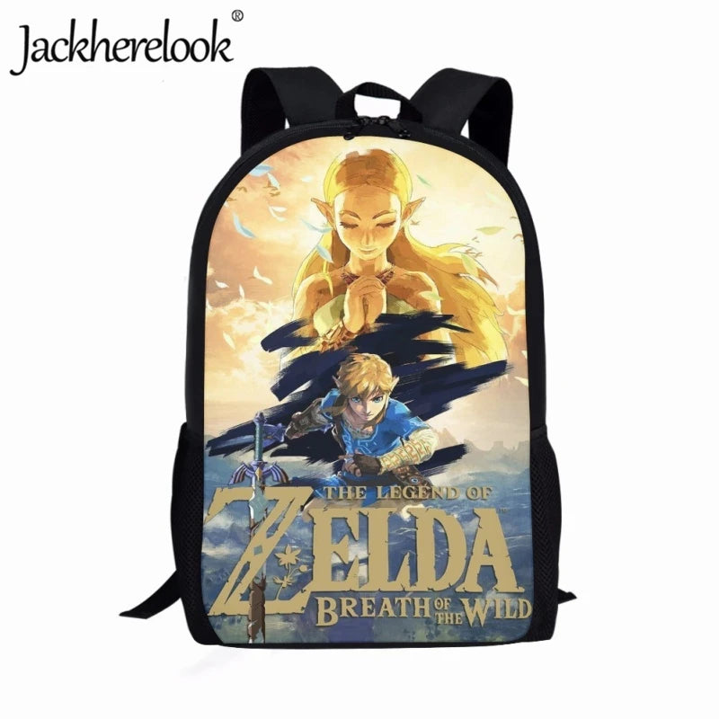 Anime Game Zelda: Breath of the Wild School Bag