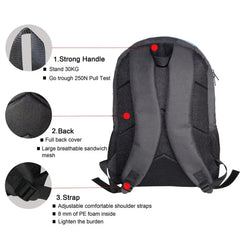 Jackherelook Gothic School Backpack 17 inch Bookbags for Teens