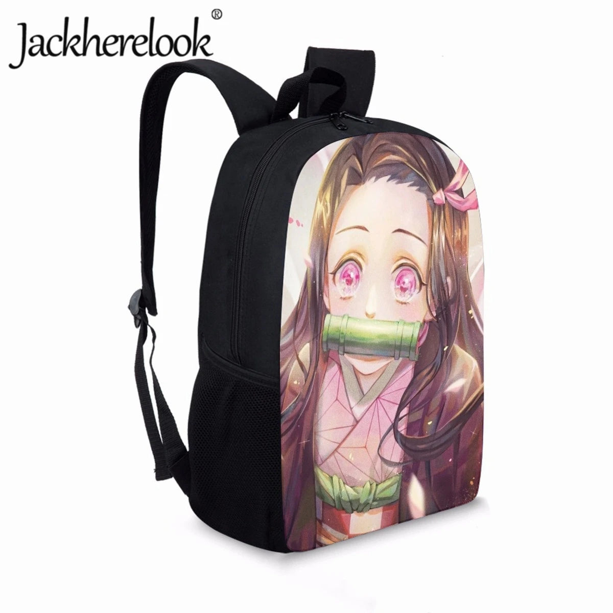 Jackherelook Cute Demon Slayer Backpack for Middle School Students