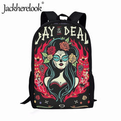 Skull Pattern School Bags for Children Party Backpacks