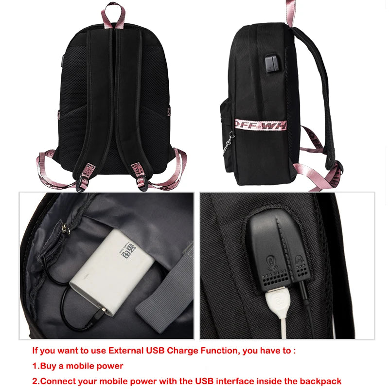 Japan Anime Spy X Family 400 School Bags Women Student Backpack