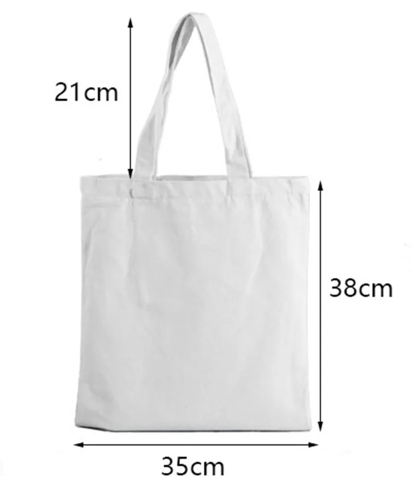 Japan Anime Spy x Family Anya Smug Print Canvas Bag Women's Large Shopping Tote