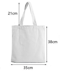 Japan Anime Spy x Family Anya Smug Print Canvas Bag Women's Large Shopping Tote
