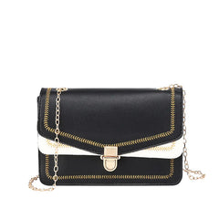 Embroidered Small Square Shoulder Messenger Bag for Women