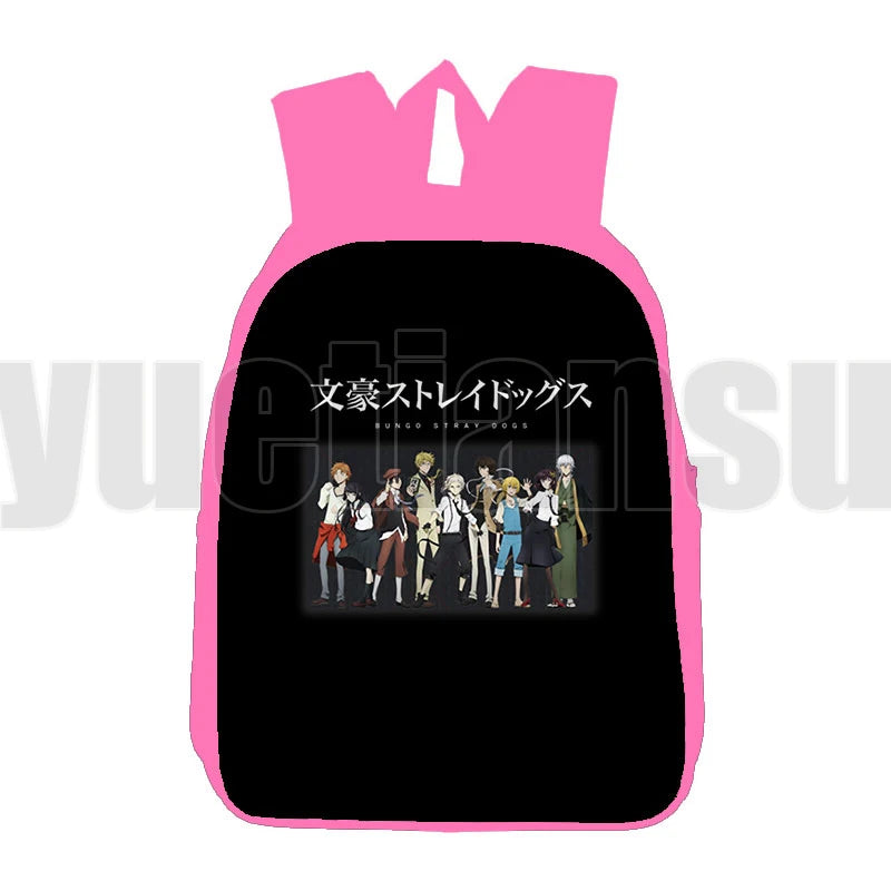Japanese 12 Inch 3D Anime Bungou Stray Dogs Backpack