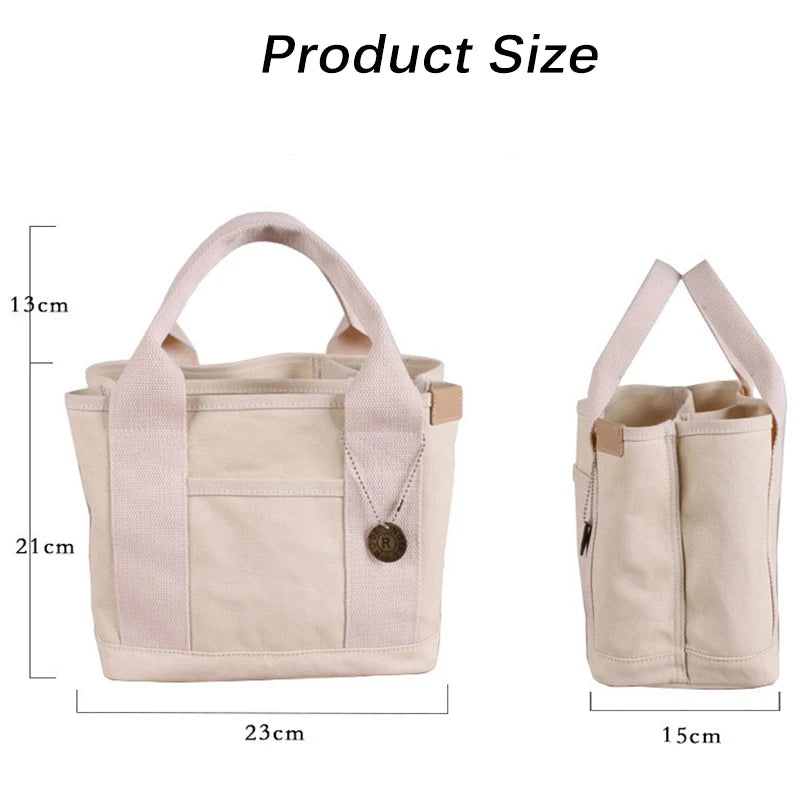 Japanese Canvas Bag Tote Bags for Women Handbag