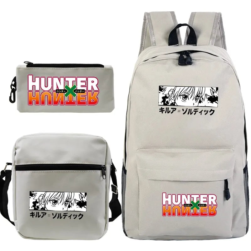 Anime Hunter X Hunter Backpack Schoolbag Harajuku Travel Laptop Bag