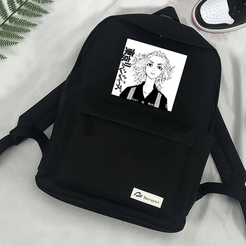 Japanese Anime School Bag Pack Tokyo Revengers Backpacks for Teens Boys Girls