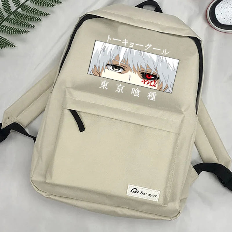 Tokyo Ghoul Schoolbag Anime Backpack Teenagers Computer Outdoor Laptop Travel