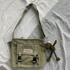 Japanese Crossbody Bag Anti-theft Messenger Bag with Pockets