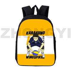 Japanese Haikyuu 3D Printed Backpacks for Teenage Girls, Shoyo Hinata Fans