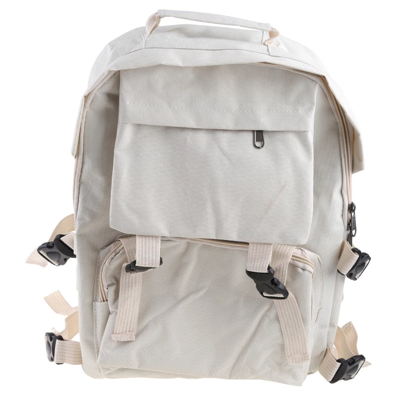 Japanese Harajuku Style Backpack Solid Shoulder Bag Laptop Daypack
