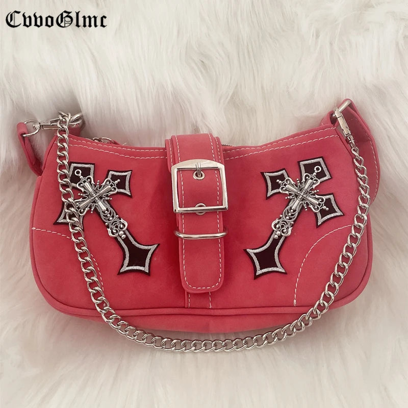 Japanese Harajuku Totes Crossbody Bag Women Pu Leather Handbags