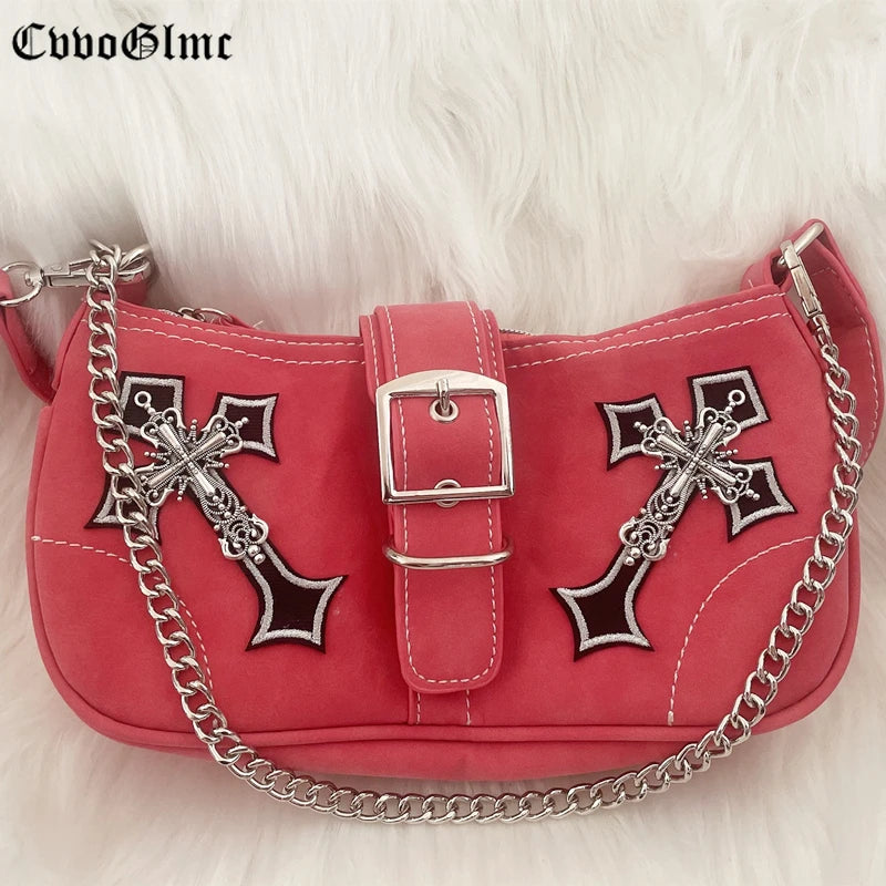 Japanese Harajuku Totes Crossbody Bag Women Pu Leather Handbags