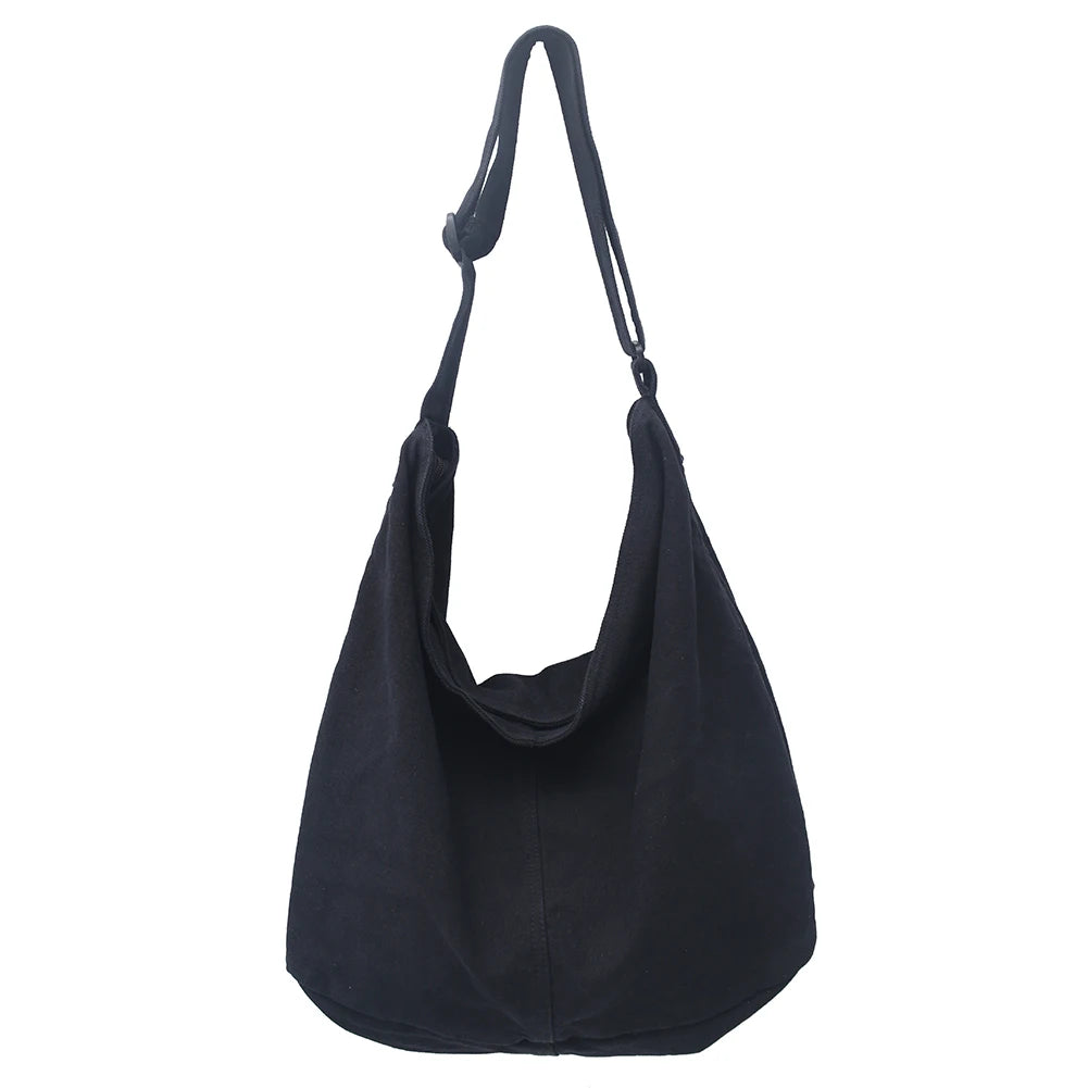 Japanese Harajuku Women Shoulder Bag Solid Retro Crossbody Messenger Handbags