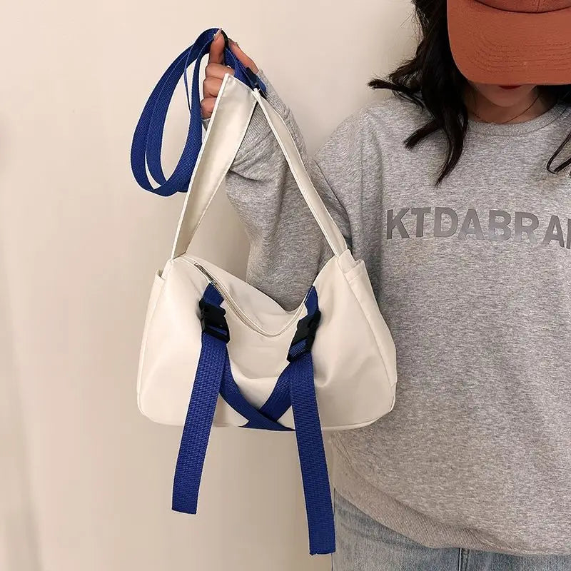 Japanese Nylon Crossbody Bag for Women Harajuku Messenger Bag