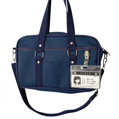 Japanese Student Bags High School Shoulder Bag - Black