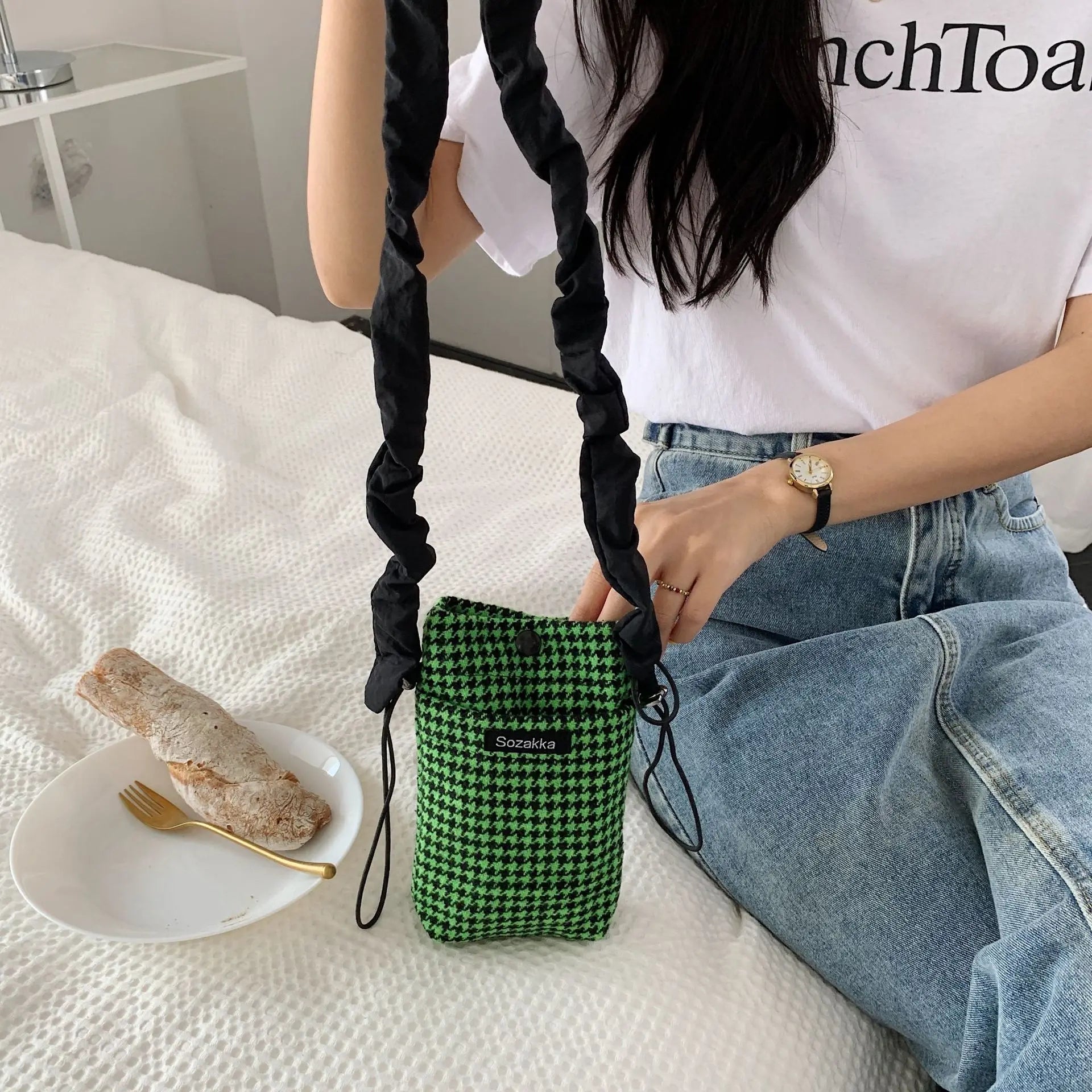 Japanese Style Teenager Shoulder Mobile Phone Bags Mini Ladies Crossbody Bag