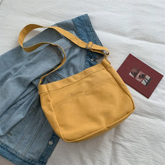 Japanese Style Canvas Shoulder Bag Female Handbag Crossbody Bag