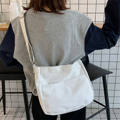 Japanese Style Canvas Shoulder Bag Female Handbag Crossbody Bag