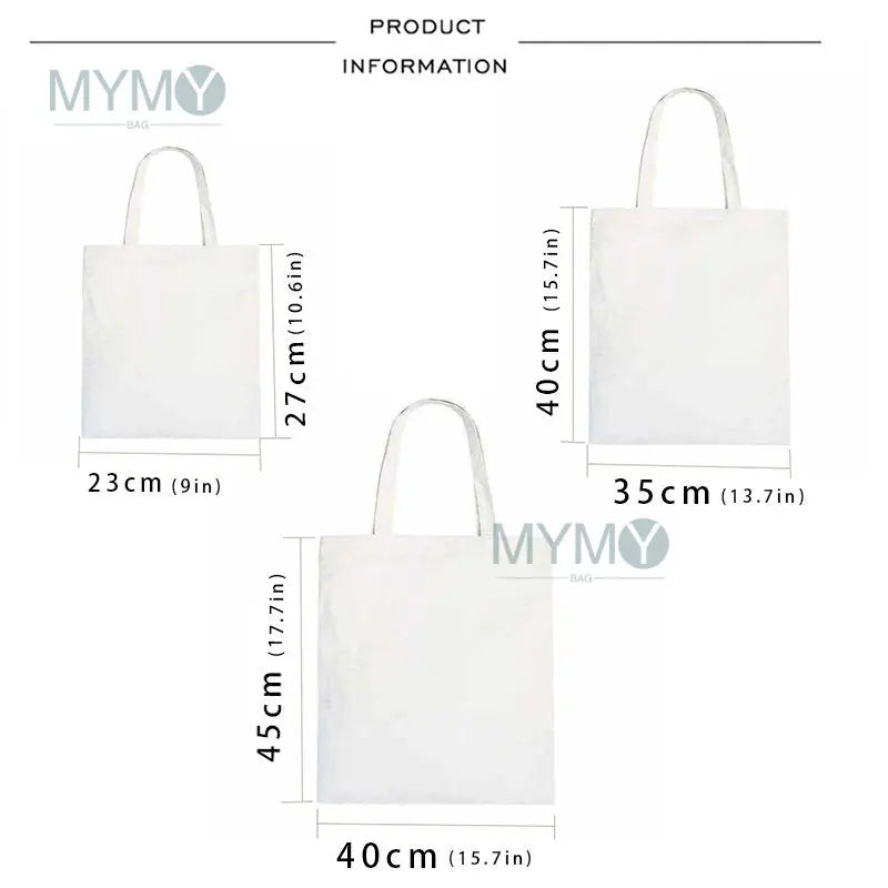 Japanese Ukiyoe Women Shoulder Bags Canvas Eco Travel Beach Bag