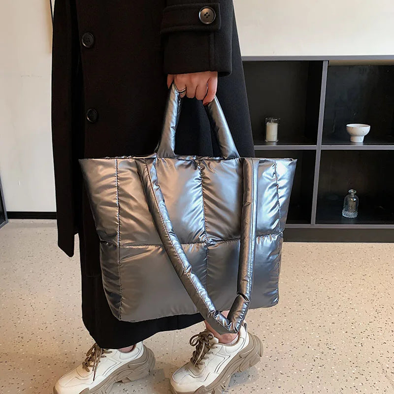 Large Tote Bag for Women High Capacity Solid Shoulder Bag Handbags