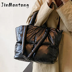 Large Tote Bag for Women High Capacity Solid Shoulder Bag Handbags
