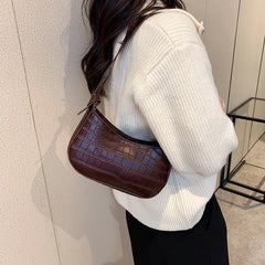 Small PU Leather Saddle Bag for Women