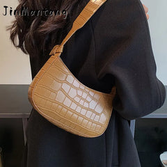 Small PU Leather Saddle Bag for Women