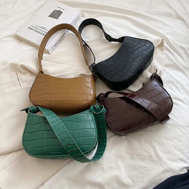Small PU Leather Saddle Bag for Women