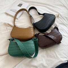 Small PU Leather Saddle Bag for Women