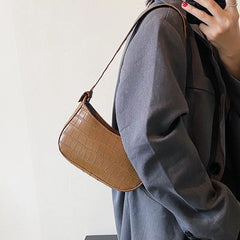 Small PU Leather Saddle Bag for Women