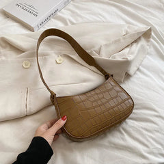 Small PU Leather Saddle Bag for Women