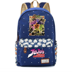 JoJo's Bizarre Adventure Backpack Student Schoolbag Travel Laptop Bag