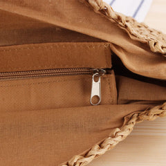 Summer Straw Bag Large Capacity Women Shoulder Beach Bag
