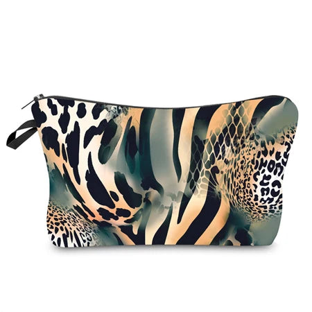 Leopard Makeup Bag Waterproof Organizer Women Beauty Bag