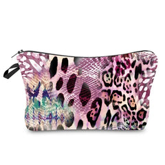 Leopard Makeup Bag Water Resistant Organizer Women Beauty Bag