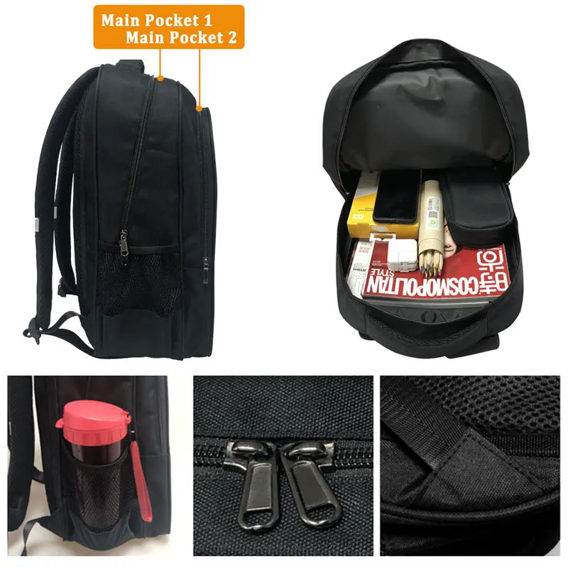 Kids Judo Aikido Taekwondo Backpack School Bag Boys Girls Kindergarten Bookbag