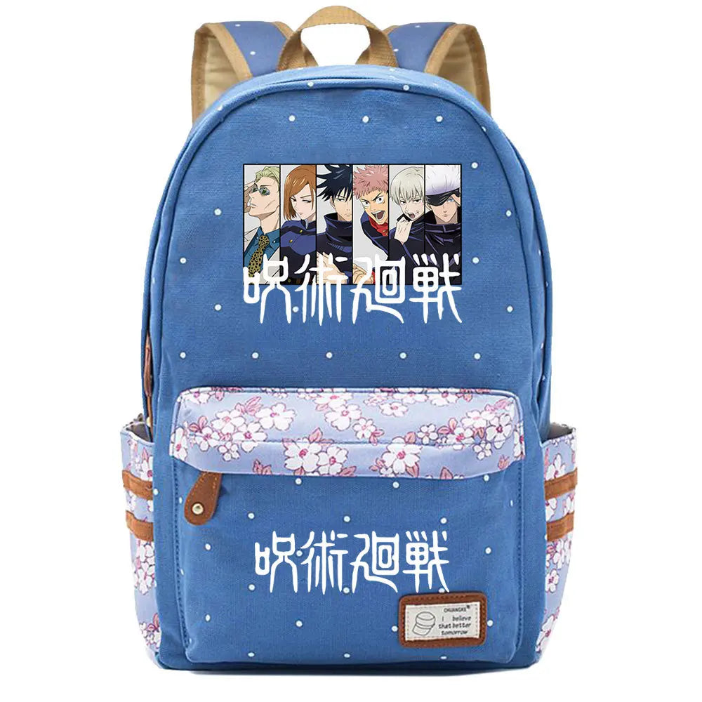 Jujutsu Kaisen Baby Backpack Student Cartoon Schoolbag Unisex Travel Bag