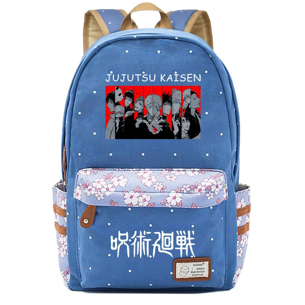 Jujutsu Kaisen Baby Backpack Student Cartoon Schoolbag Unisex Travel Bag