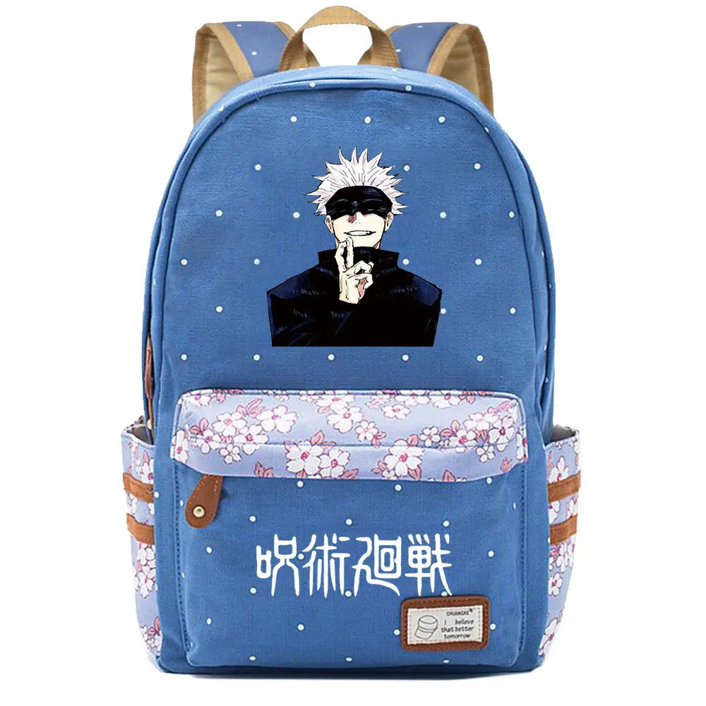Jujutsu Kaisen Baby Backpack Student Cartoon Schoolbag Unisex Travel Bag