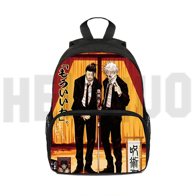 Jujutsu Kaisen Backpack Anime School Bags for Teenagers Boys Girls