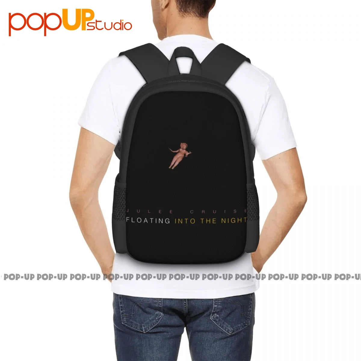 Julee Cruise Floating Into The Night Backpack Large Capacity Print Bag