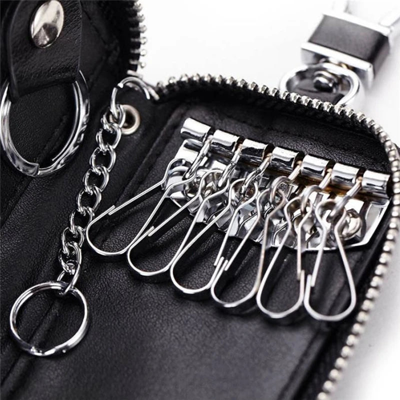 Key Holder Case Pouch Bag Car Wallet Key Ring Unisex Key Wallets