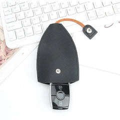 Key Holder Organizer PU Leather Keychain Pouch Protecter Cover Pull Type