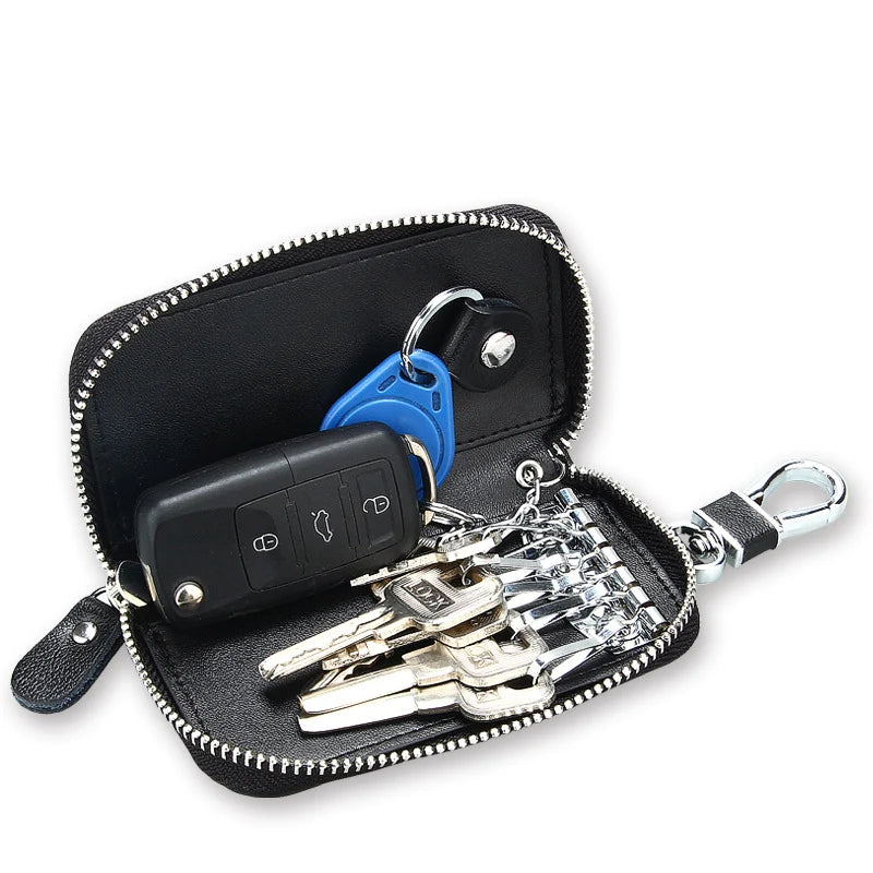 Leather Key Holder Wallet for Men & Women