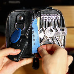 Leather Key Holder Wallet for Men & Women