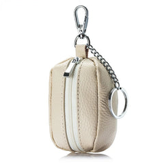 Keychain Wallets Zipper Pouch PU Leather Key Pouch Bag